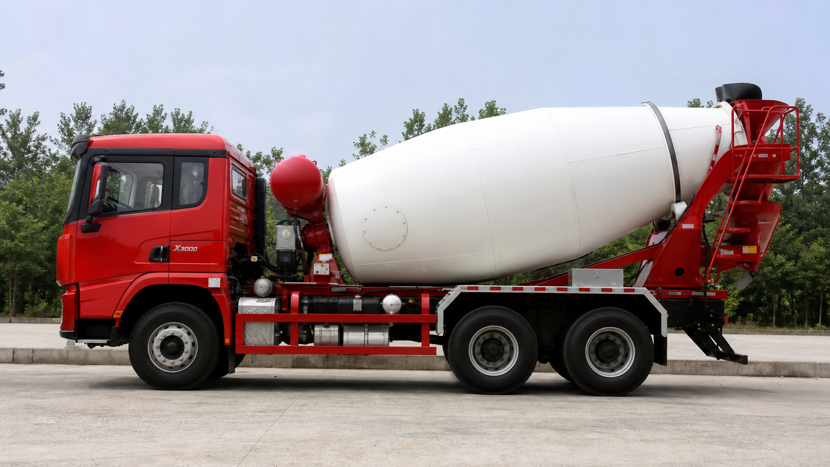 Автобетоносмеситель SHACMAN X3000 6×4 с барабаном большого объёма